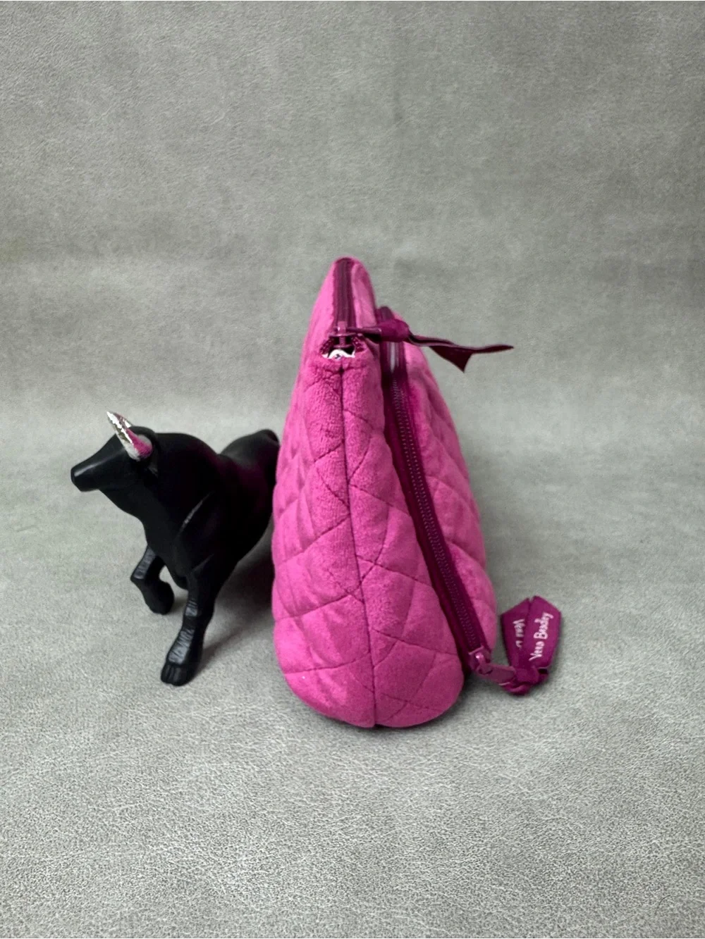 Vera Bradley Hot Pink Quilted Cosmetic Case